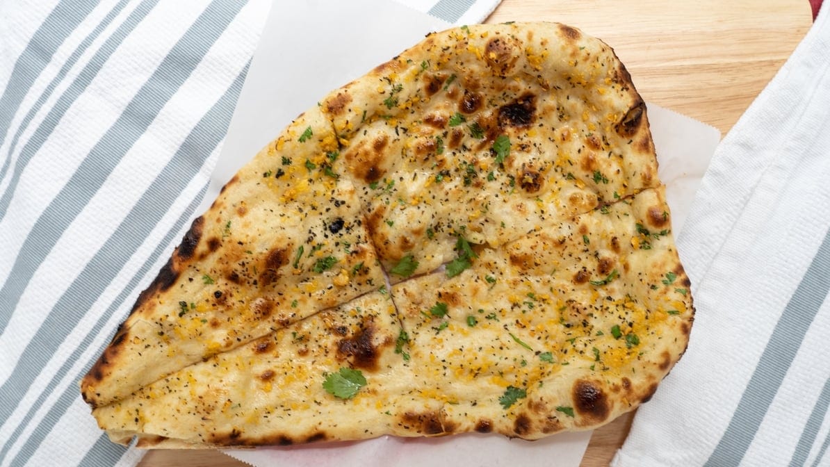 Garlic & Basil Naan.