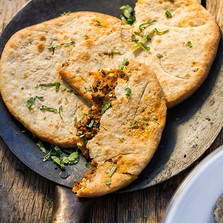 Delicious Keema Naan Awaits