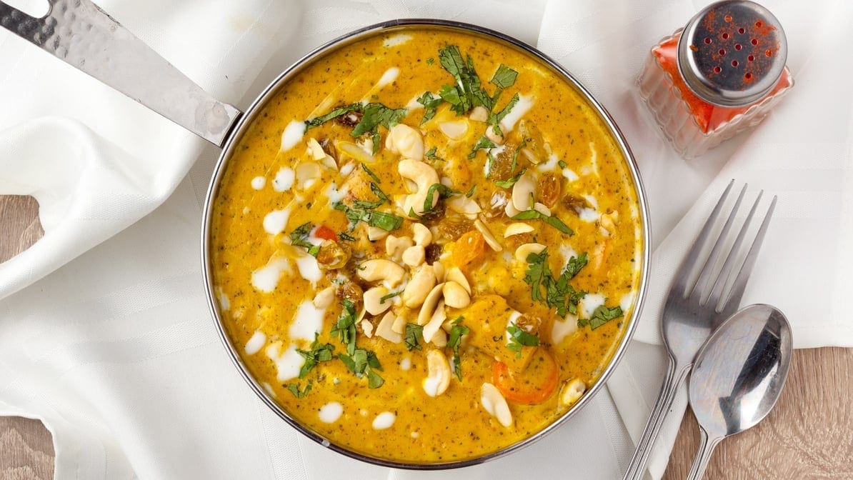 Vegetable Korma.