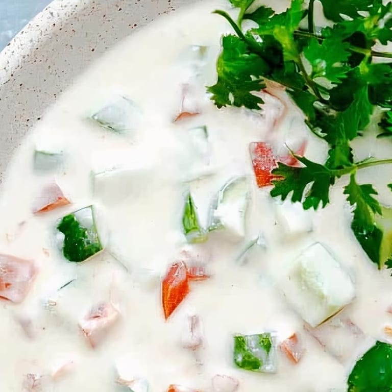 Refreshing Raita: Perfect with Biryani and Tikka Masala